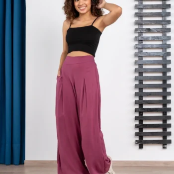 PalazoSinBotones-PaloRosaML-28-30-32- Pantalón Sin botones