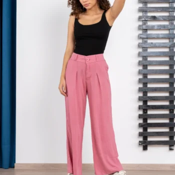 Palazo1Boton-PaloRosaSML-28-30-32- Pantalón 1 botón