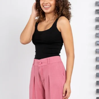 Palazo1Boton-PaloRosaML-28-30-32- Pantalón 1 botón