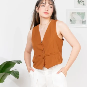 Palazo1Boton-CamelloL-28-30-32- Pantalón 1 botón