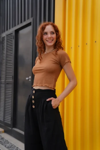 Palazo4Botones-PaloRosaSL-28-30-32- Pantalón 4 botones