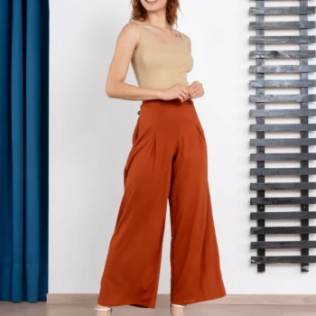 PalazoSinBotones-PaloRosaSL-28-30-32- Pantalón Sin botones